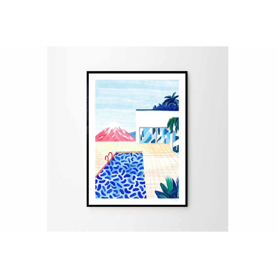 The Poster Club アートポスター 30×40cm Jaune ポスタークラブ