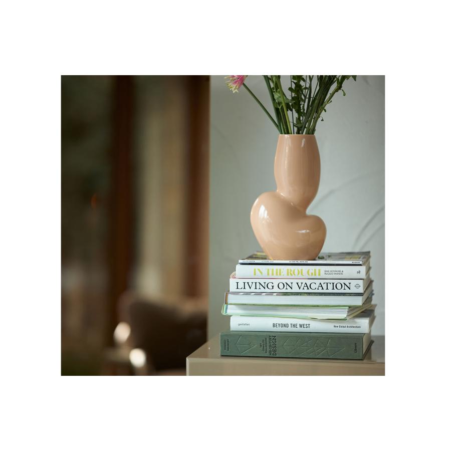 HKliving　セラミック製のユニークなフラワーベース/花瓶　ORGANIC CREAM　高さ28cm｜ruskea｜05