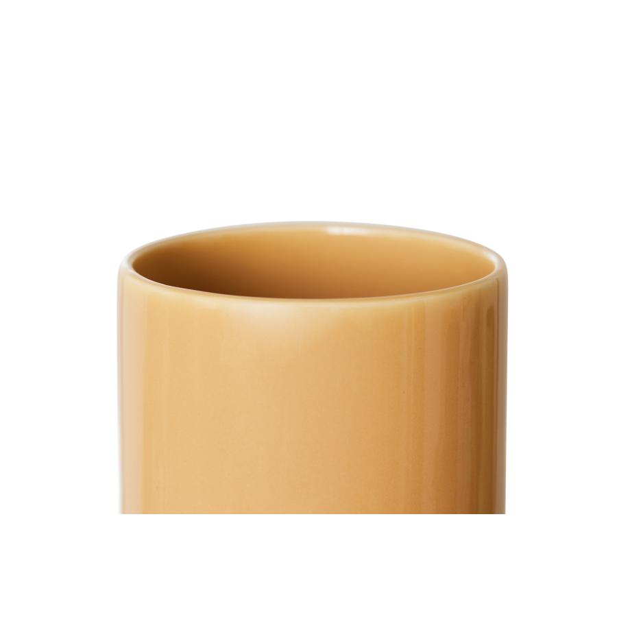 HKliving ユニークなフラワーベース CAPPUCCINO 高さ32cm 花瓶 陶器 花器の画像