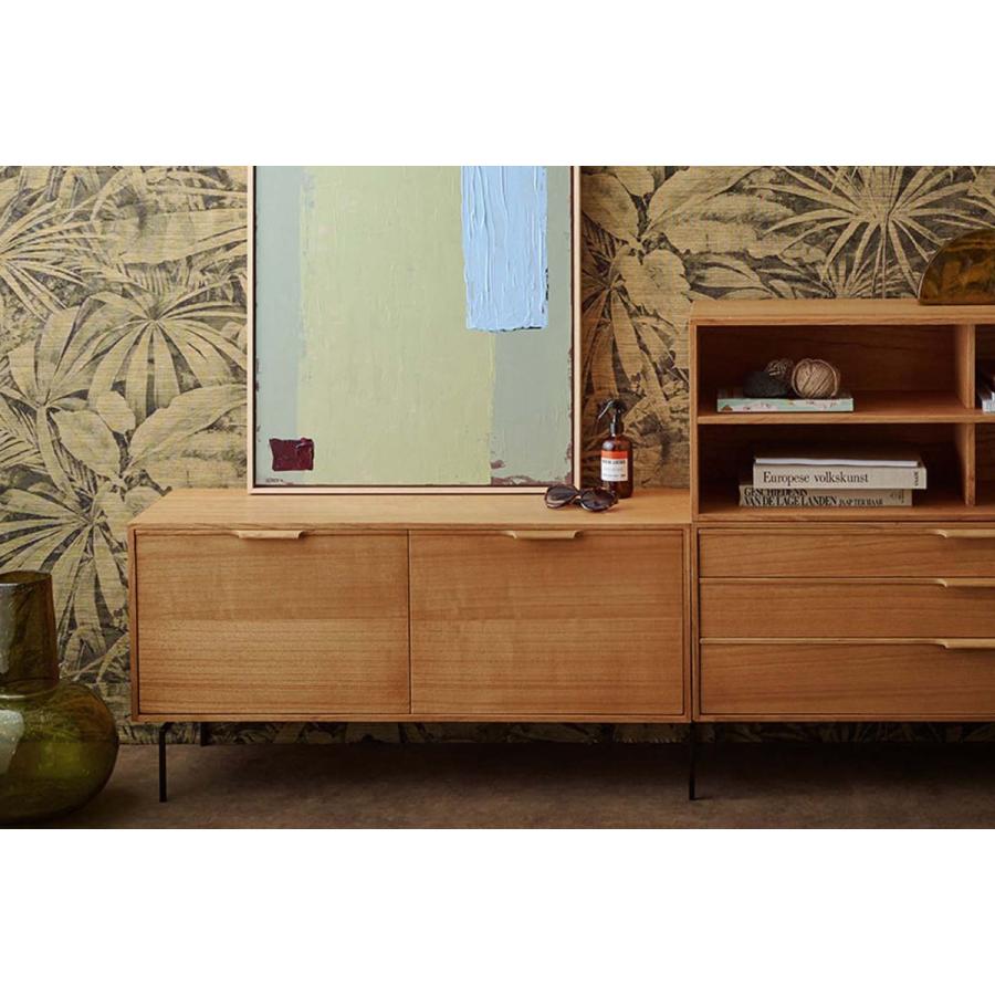 HKliving　手吹きガラスの大きなフラワーベース　グリーン 