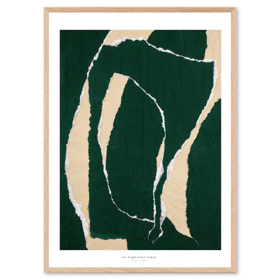 Poster & Frame アートポスター 50×70cm Textured composistion 北欧