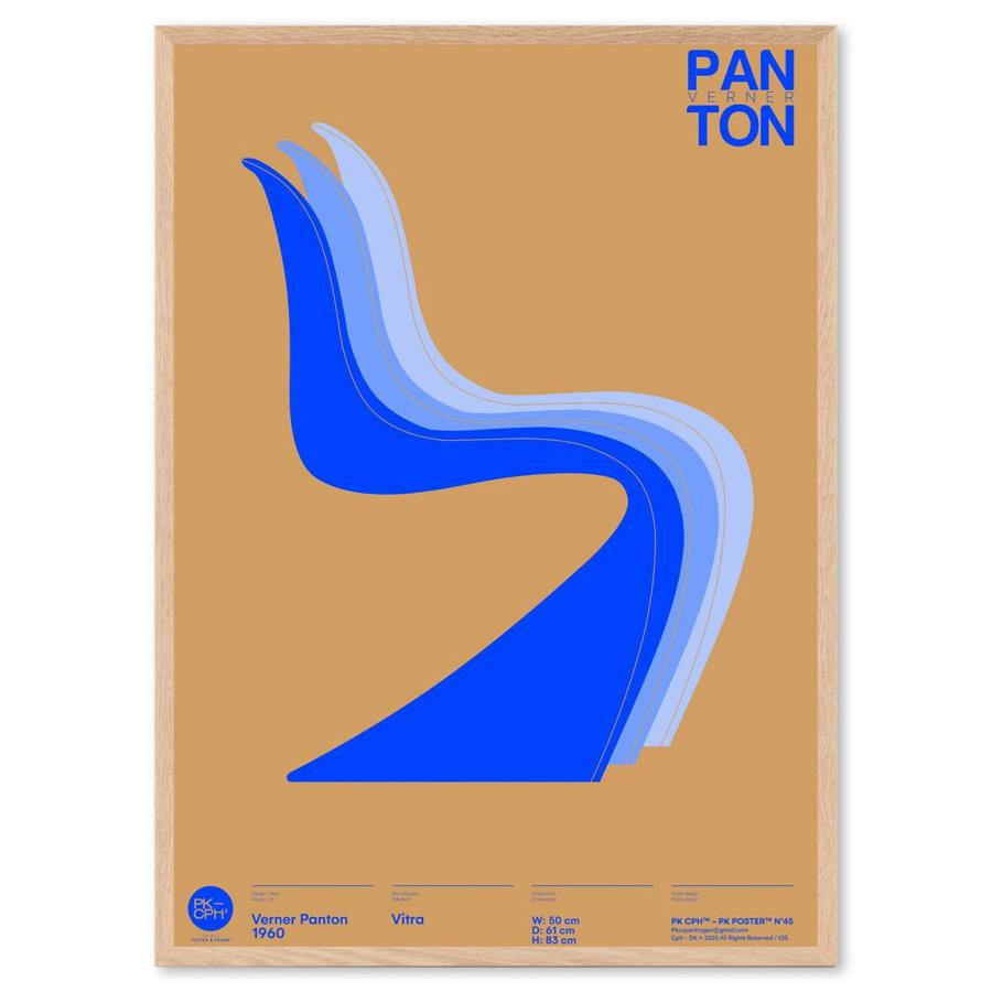 Poster & Frame アートポスター 50×70cm Pk N.45 北欧 インテリア
