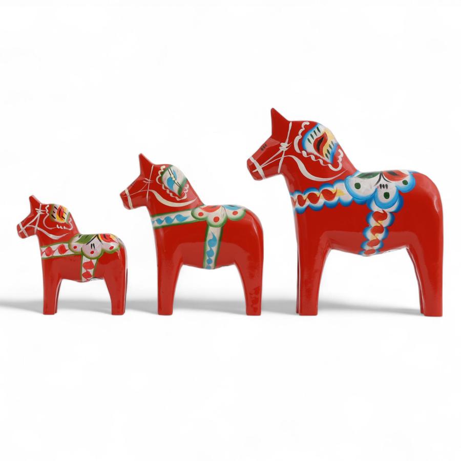 Grannas Olsson グラナス オルソン ダーラナホース レッド 13cm 赤色