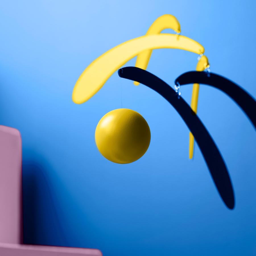 フレンステッドモビール Flowing Rhythm イエロー Flensted Mobiles | Flowing Rhythm | Yellow & Black