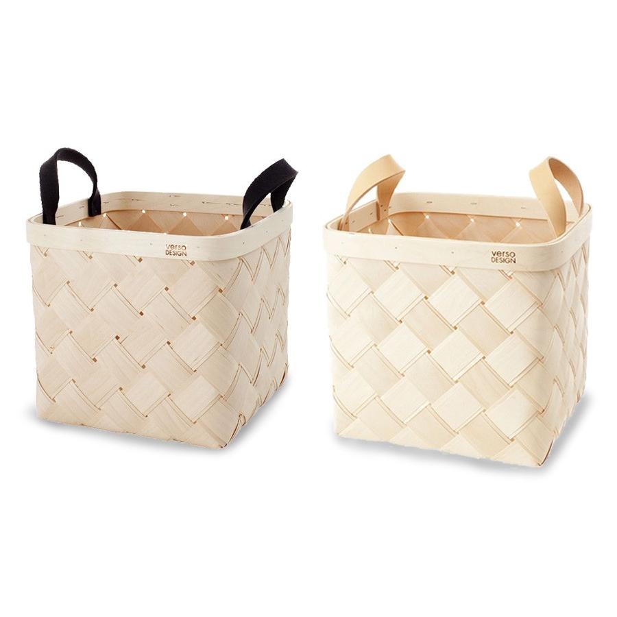 新品未使用未開封】L verso DESIGN ヴェルソデザイン バスケット 白樺