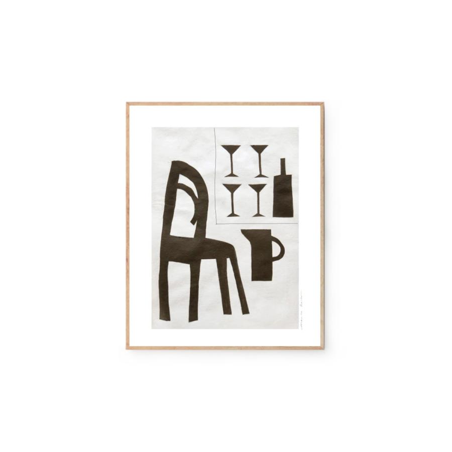My Deer Art Shop アートポスター 40×50cm Sur La Terrasse (Limited