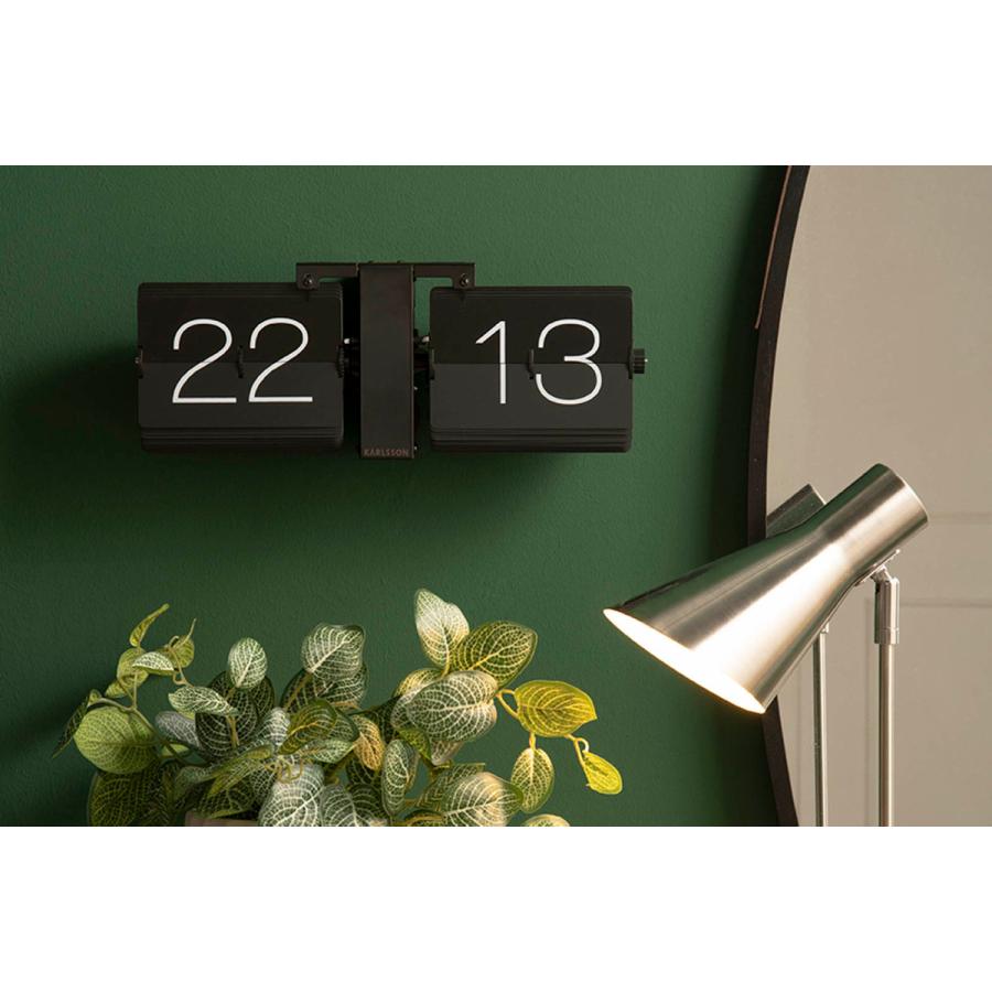 Karlsson カールソン 掛け置き兼用 フリップクロック No Case