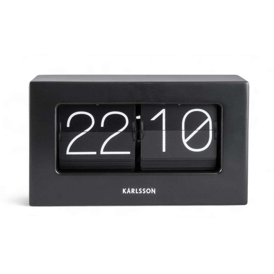 Karlsson（カールソン） フリップクロック Boxed Flip マットブラック