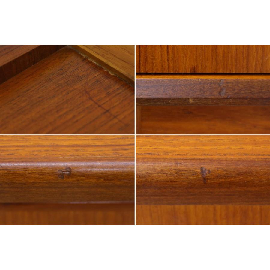 デンマーク製 ローボード/サイドボード チーク材 北欧家具ビンテージ