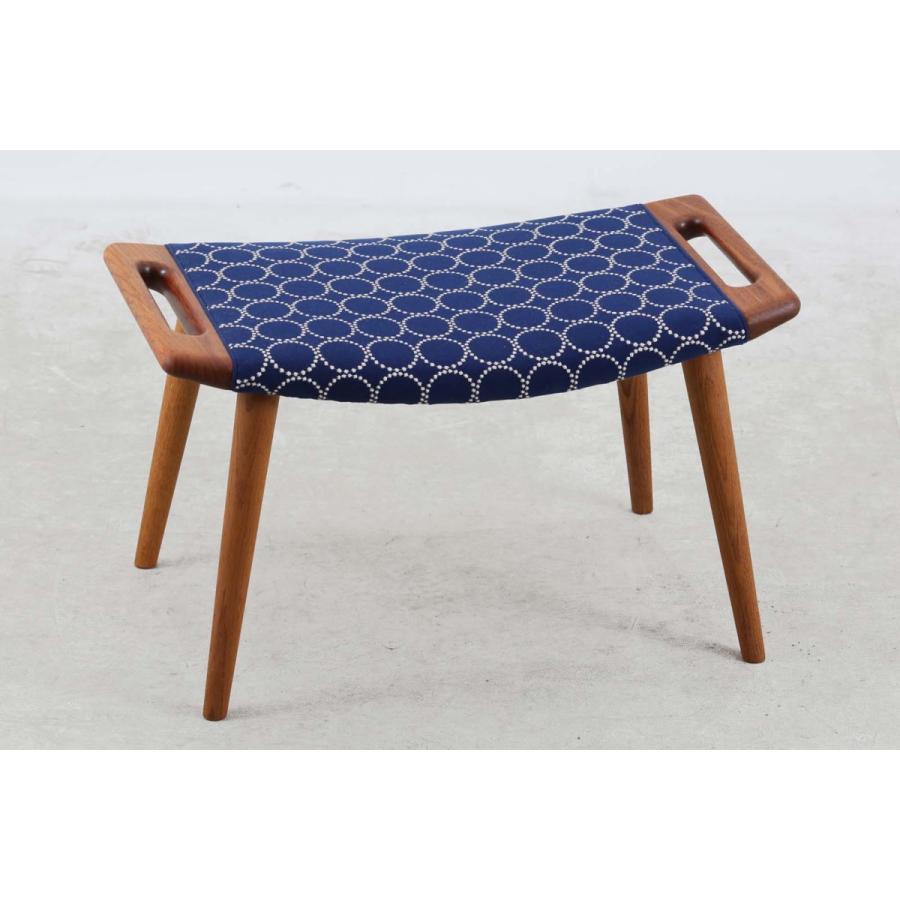 送料無料】北欧家具ビンテージ AP29 オットマン/スツール チーク材