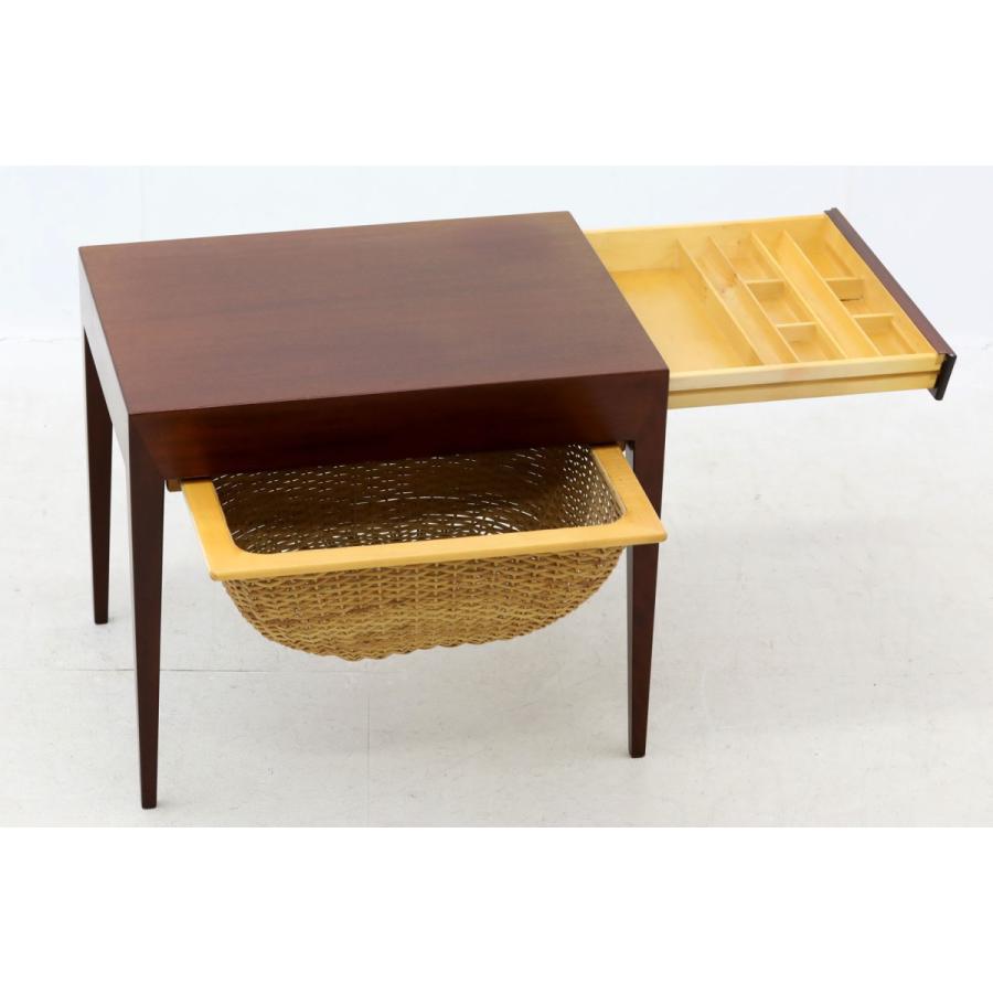 Haslev(ハスレヴ) ソーイングテーブル マホガニー材 北欧家具 Haslev(ハスレヴ) ソーイングテーブル マホガニー材 北欧家具