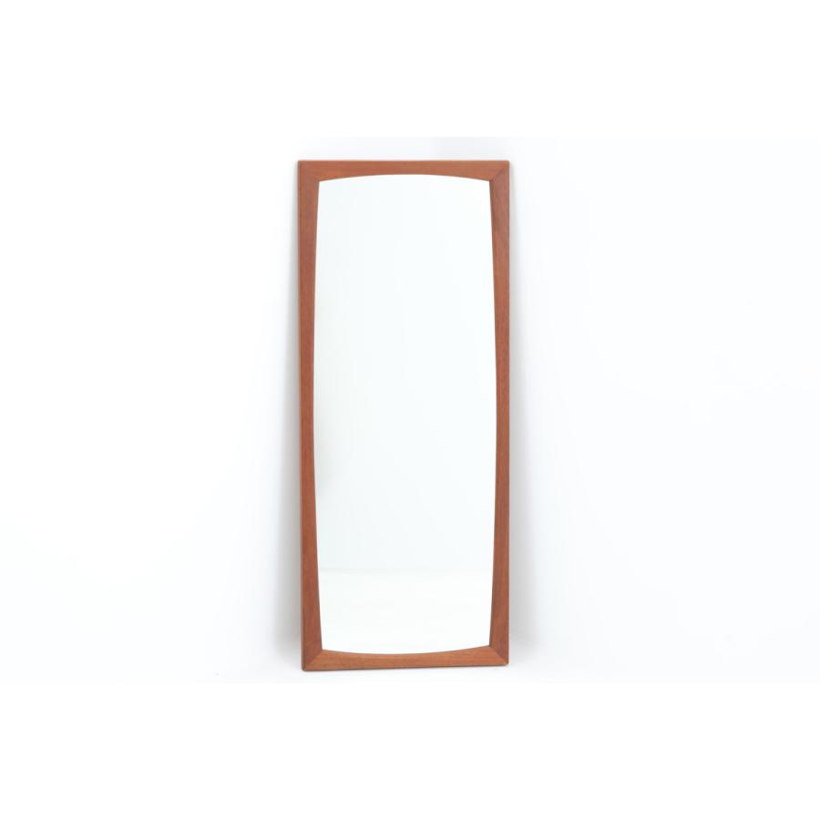 期間限定特価 Aksel Kjersgaard アクセル キアスゴー チーク材ミラー 壁掛け 立て掛け 高さ104cm デンマーク製 北欧ビンテージ家具 高い品質 Atempletonphoto Com