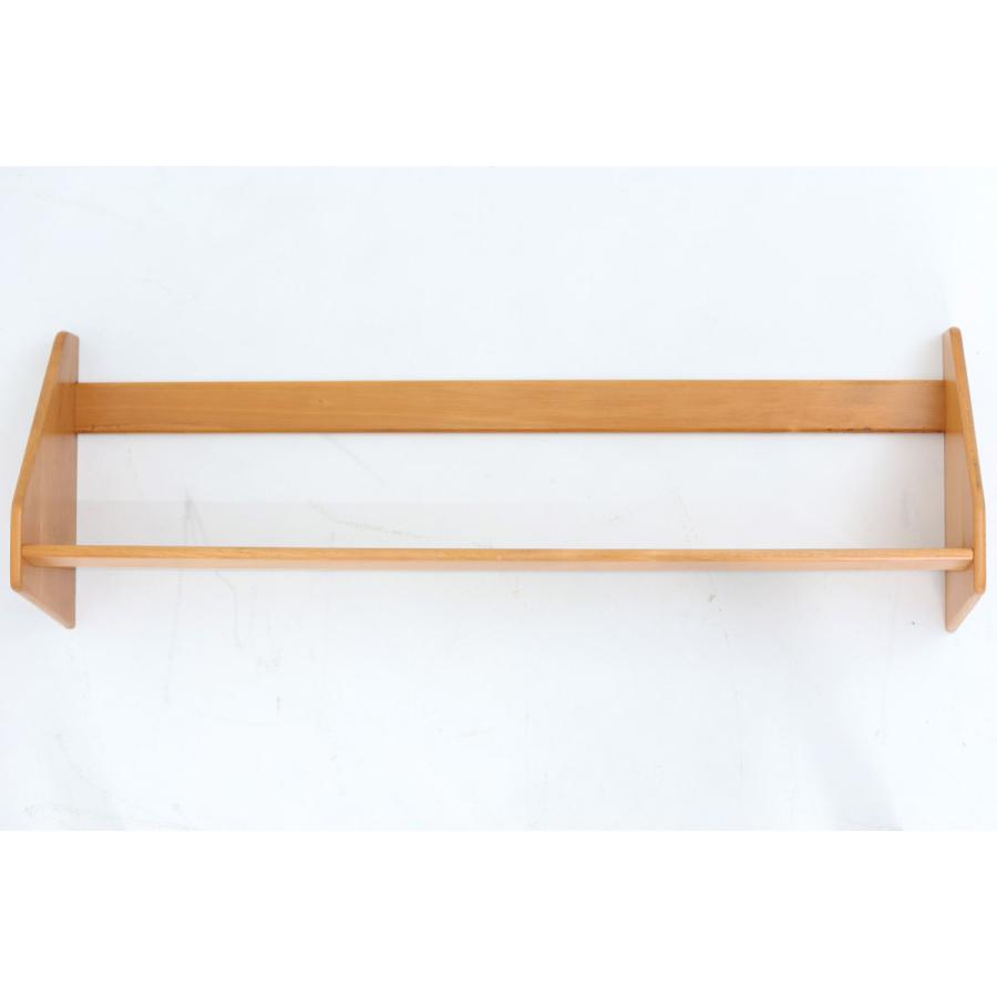 デンマーク製 壁掛けシェルフ/ウォールシェルフ ビーチ材 北欧家具