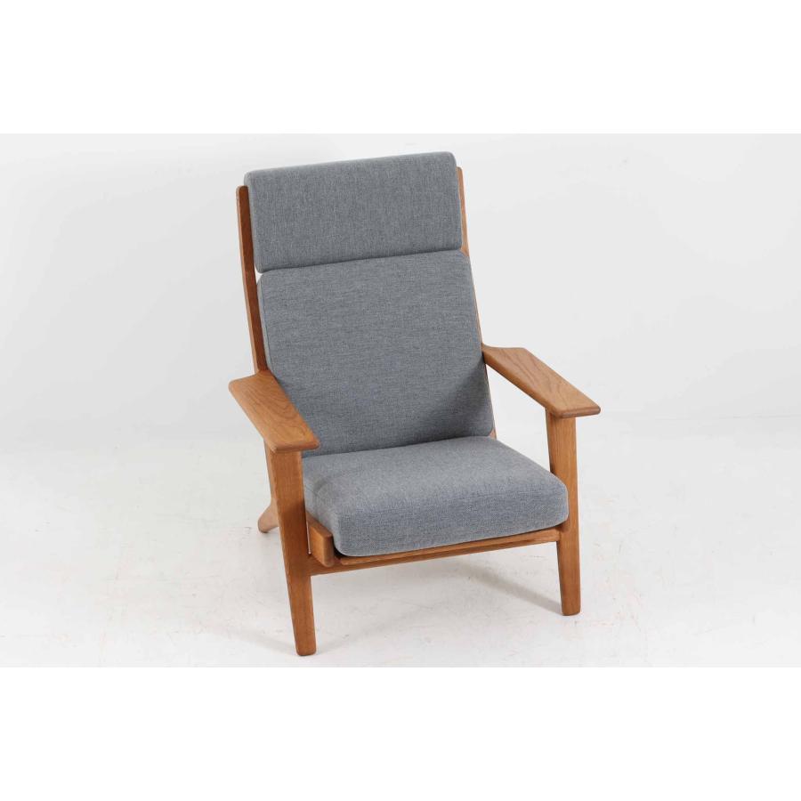 北欧家具ビンテージ GE290A ハイバックソファ オーク材 Hans J.Wegner