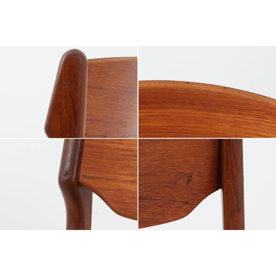 デンマーク製 ダイニングチェア チーク材 北欧家具ビンテージ