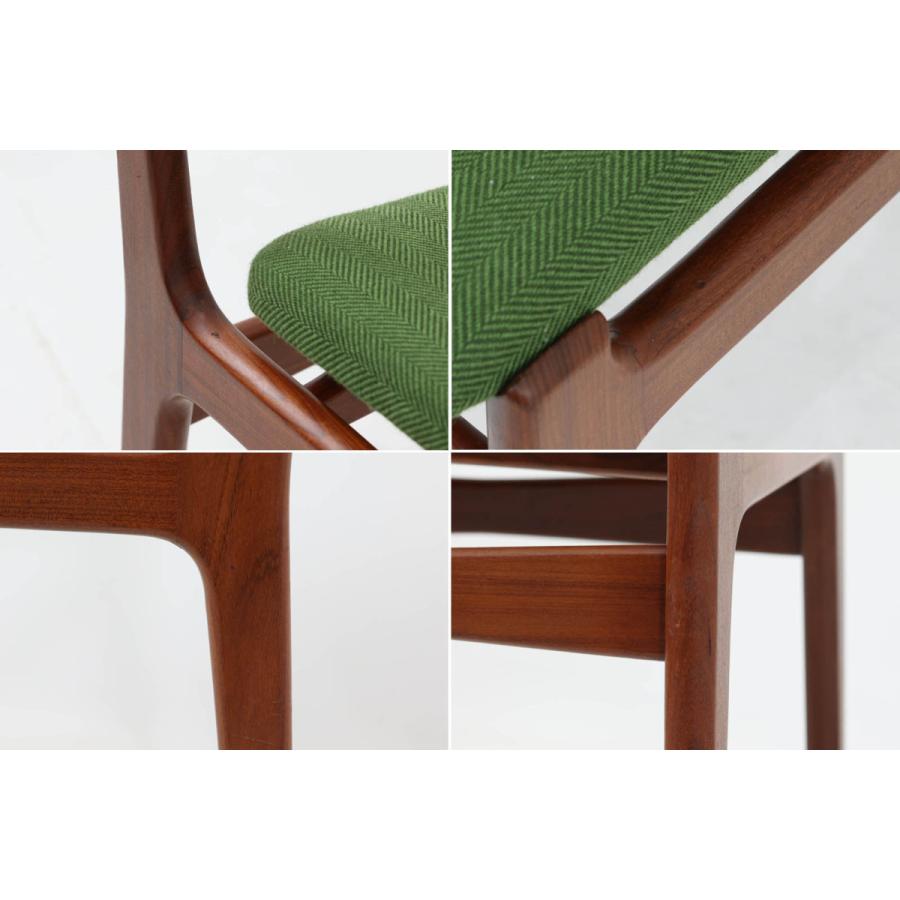 デンマーク製 ダイニングチェア チーク材 北欧家具ビンテージ