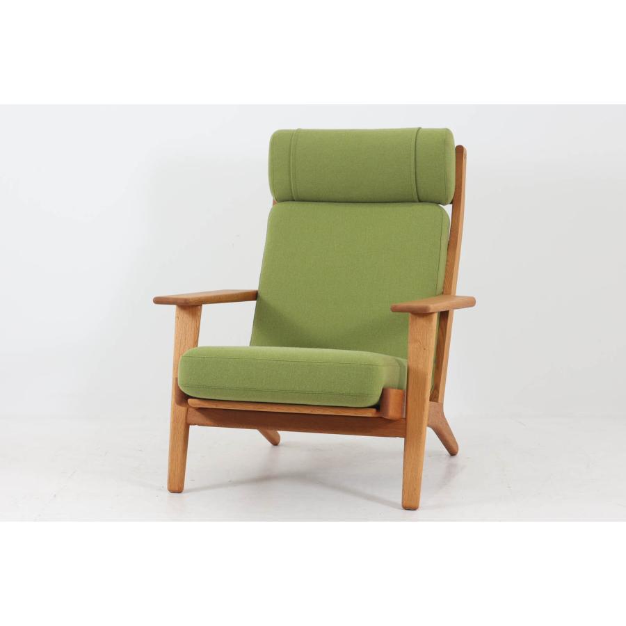 北欧家具ビンテージ GE290A ハイバックソファ オーク材 Hans J.Wegner