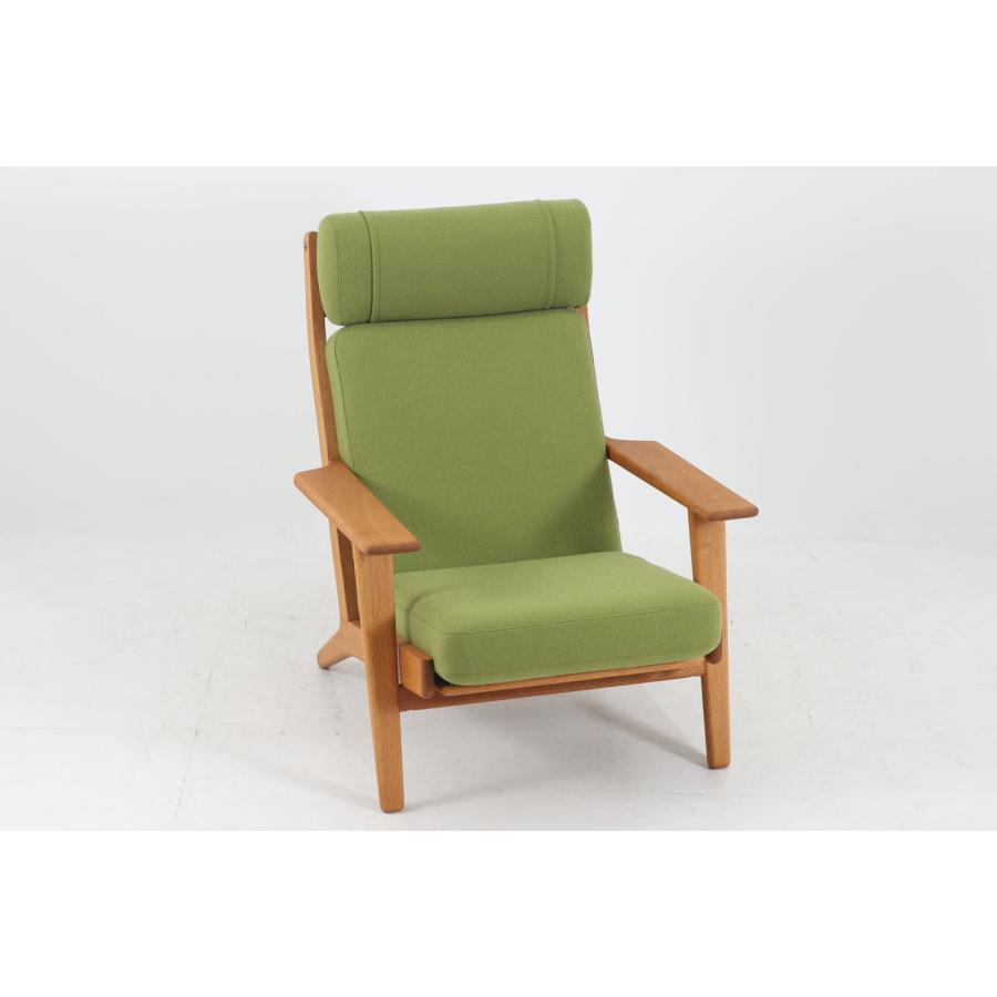 北欧家具ビンテージ GE290A ハイバックソファ オーク材 Hans J.Wegner
