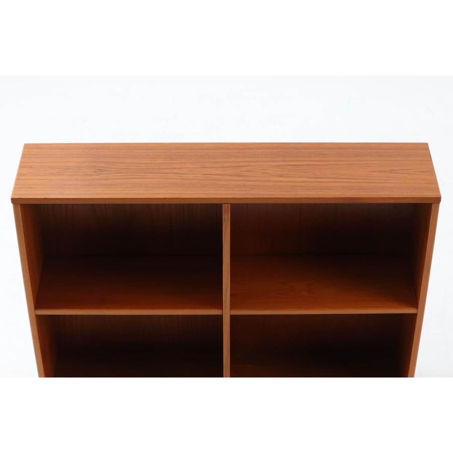 デンマーク製 スモールブックシェルフ チーク材 北欧家具ビンテージ