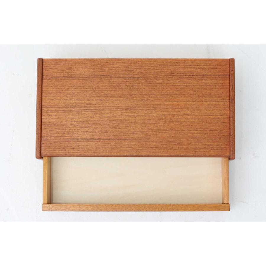 デンマーク製 壁掛けシェルフ/ウォールシェルフ チーク材 北欧家具