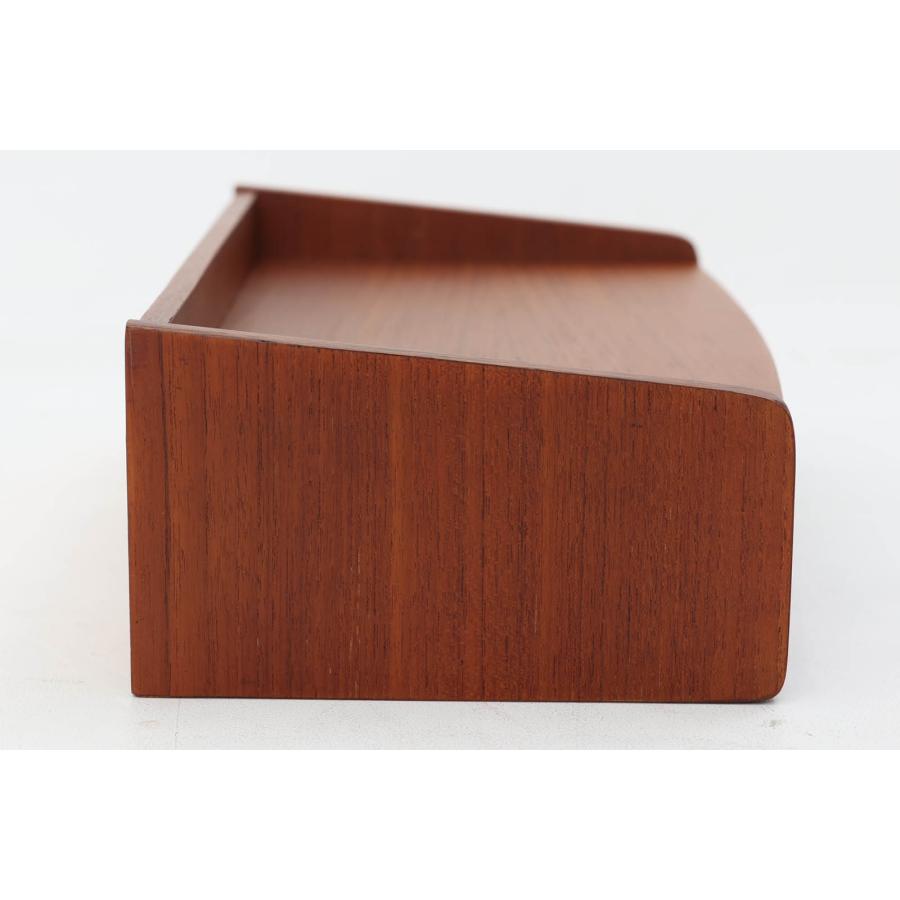 デンマーク製 壁掛けシェルフ/ウォールシェルフ チーク材 北欧家具