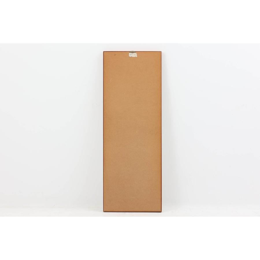 デンマーク製 チーク材ミラー 壁掛け/立掛け 高さ118cm 北欧ビンテージ