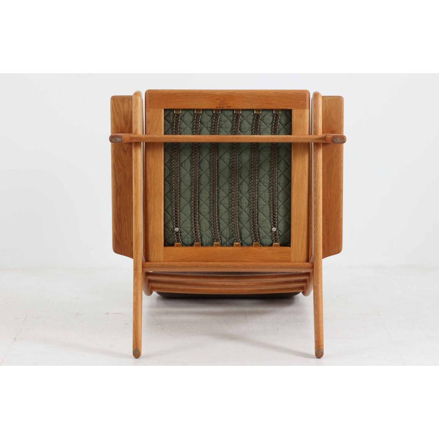 北欧家具ビンテージ GE290A ハイバックソファ オーク材 Hans J.Wegner