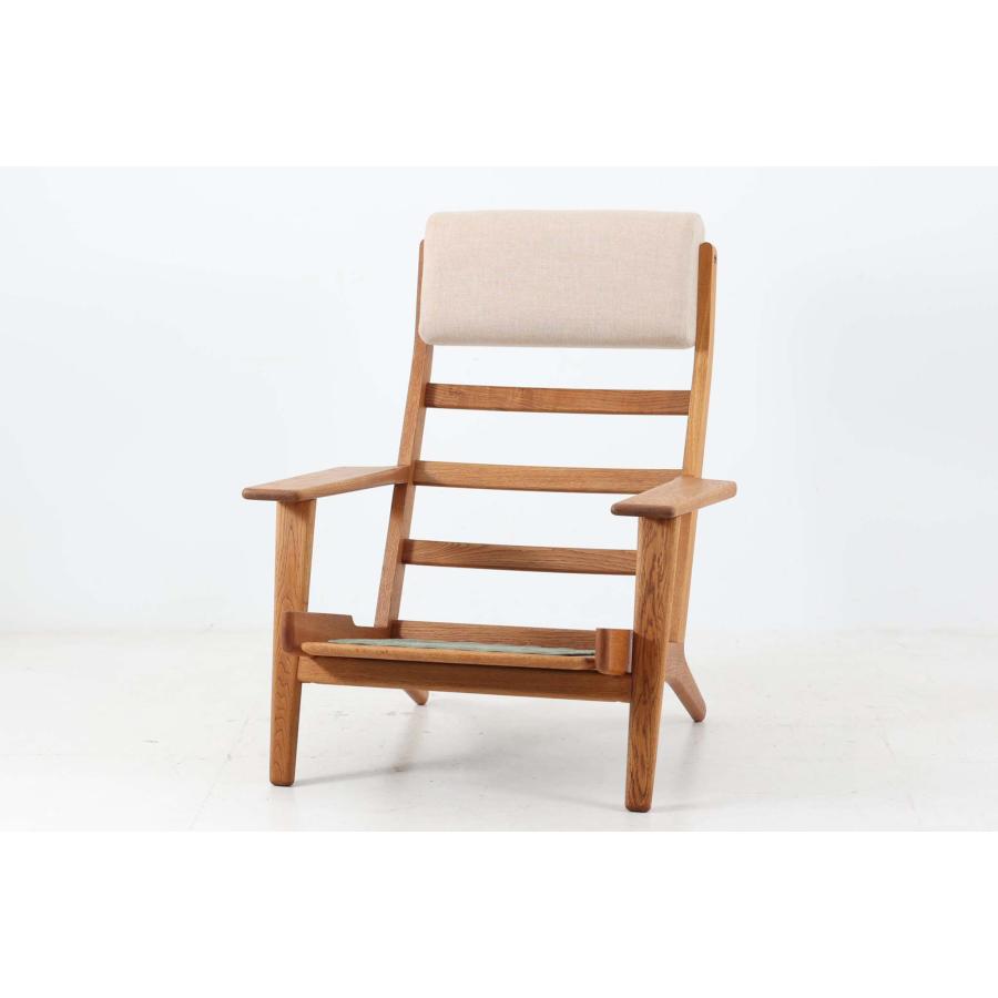 北欧家具ビンテージ GE290A ハイバックソファ オーク材 Hans J.Wegner