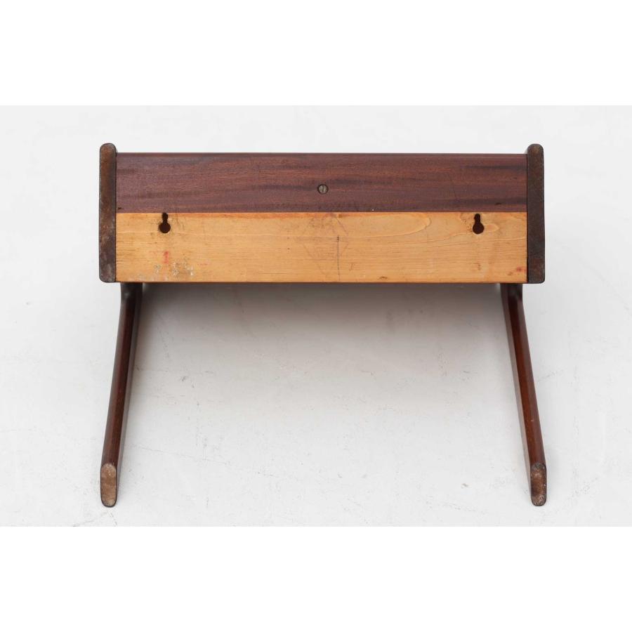 デンマーク製 壁掛けシェルフ/ウォールシェルフ チーク材 北欧家具