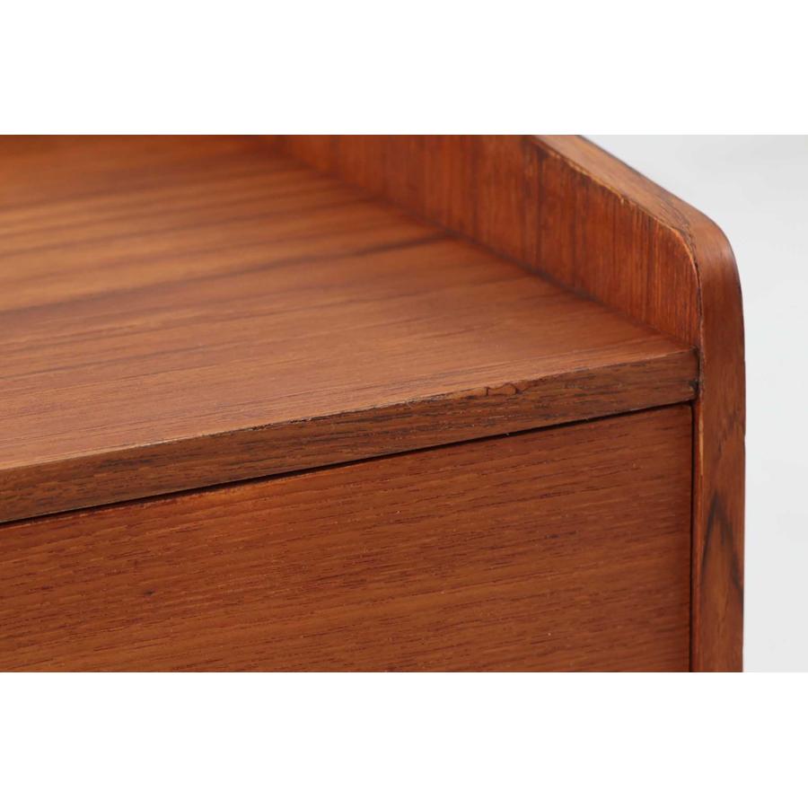 スウェーデン製 サイドチェスト チーク×ビーチ材 北欧家具ビンテージ