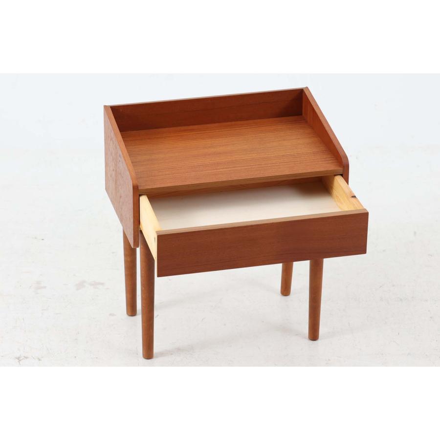 スウェーデン製 サイドチェスト チーク×ビーチ材 北欧家具ビンテージ