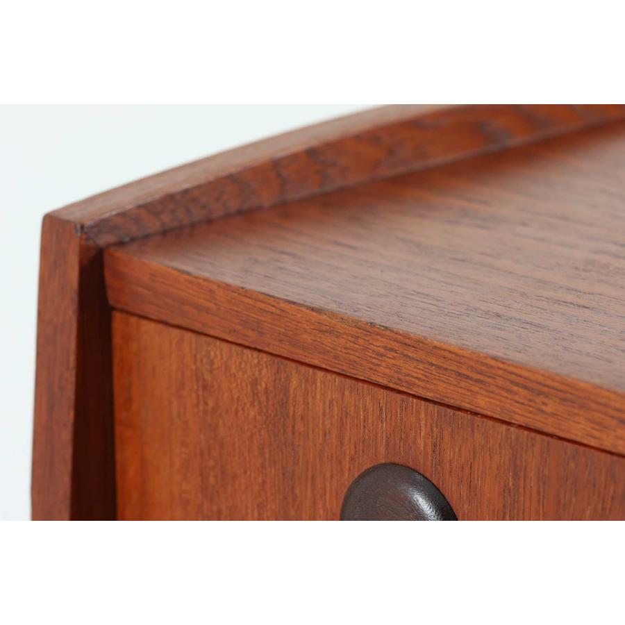 デンマーク製 チェスト3段 チーク×ビーチ材 北欧家具ビンテージ