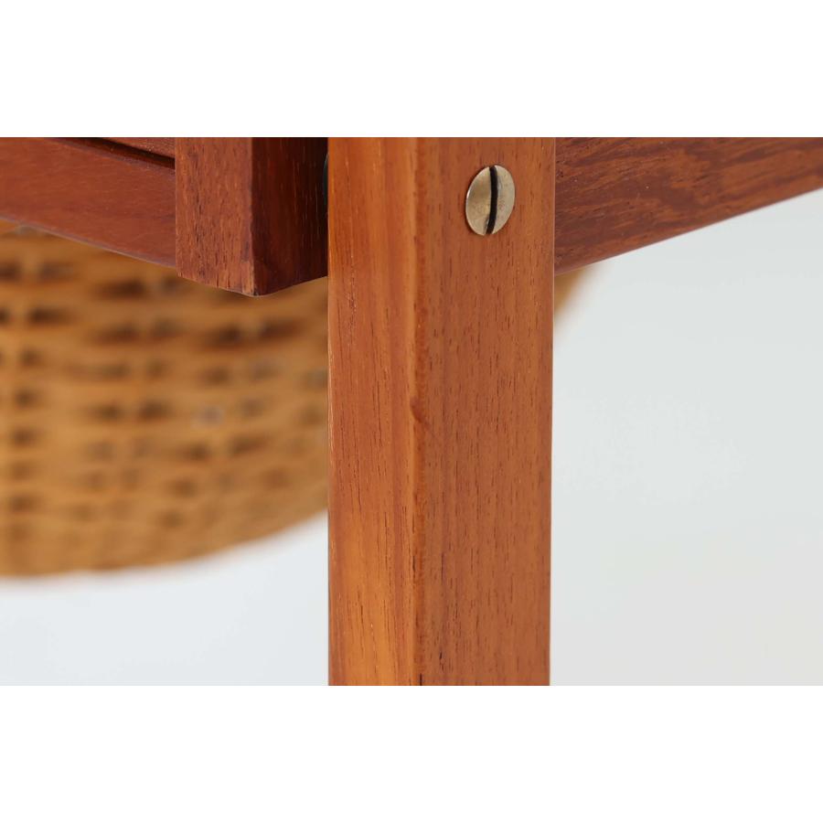 ソーイングテーブル チーク材 北欧家具ビンテージ : CHLOROS 北欧家具