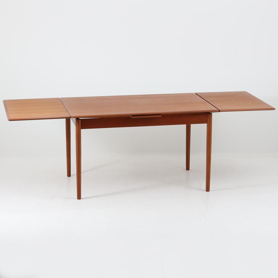 エクステンションダイニングテーブル チーク 幅128〜231cm デンマーク