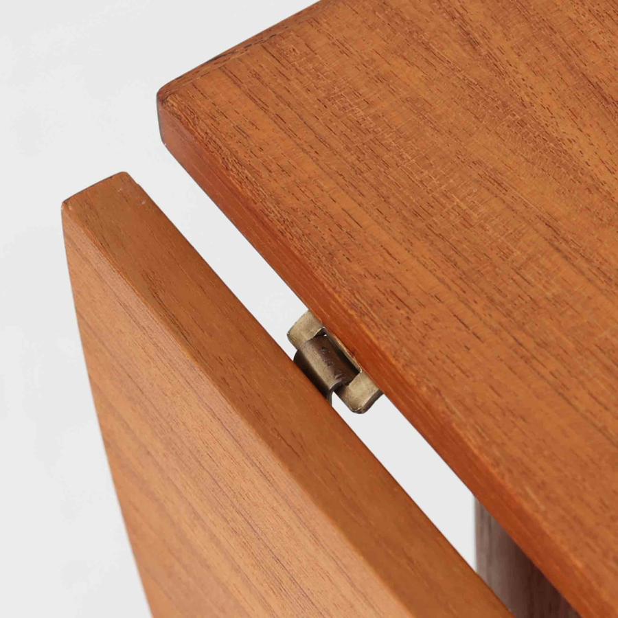 正方形エクステンションダイニングテーブル バタフライ チーク材 幅