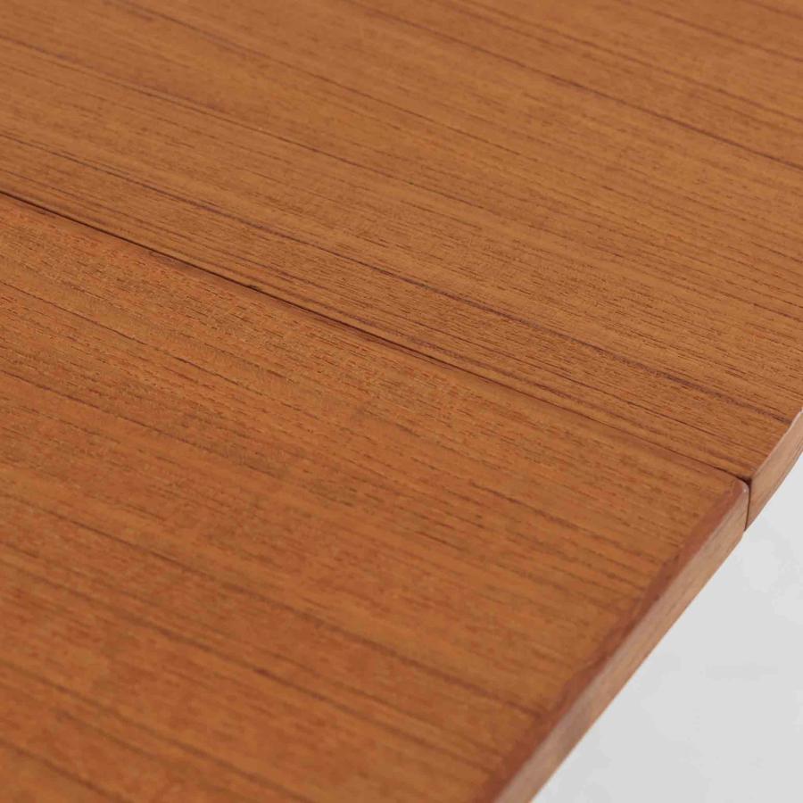 正方形エクステンションダイニングテーブル バタフライ チーク材 幅