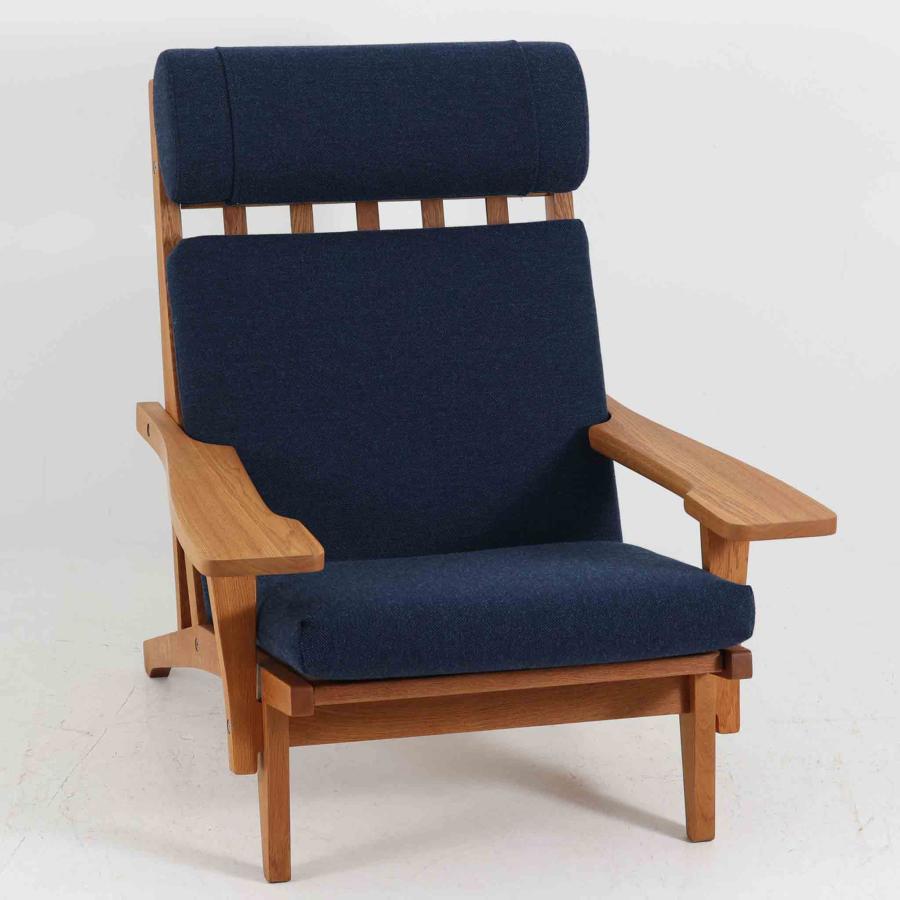 ウェグナーGETAMA社GE375ハイバックソファー Hans J. Wegner ハイバックシングルソファ GE375 オーク Getama ハンス