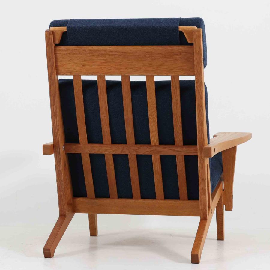 Hans J. Wegner ハイバックシングルソファ GE375 オーク Getama ハンス