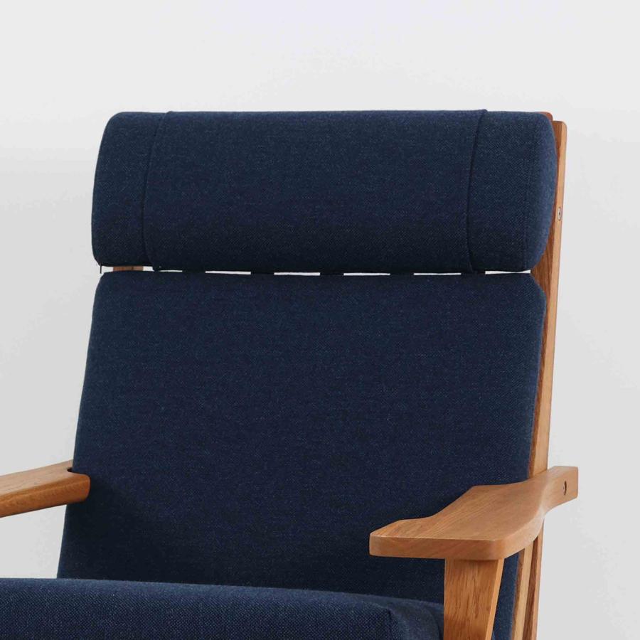 Hans J. Wegner ハイバックシングルソファ GE375 オーク Getama ハンス