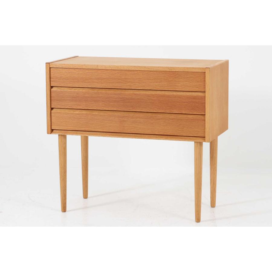 チェスト3段 オーク材 北欧家具ビンテージ : CHLOROS 北欧家具と北欧