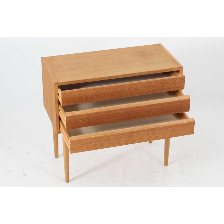チェスト3段 オーク材 北欧家具ビンテージ : CHLOROS 北欧家具と北欧
