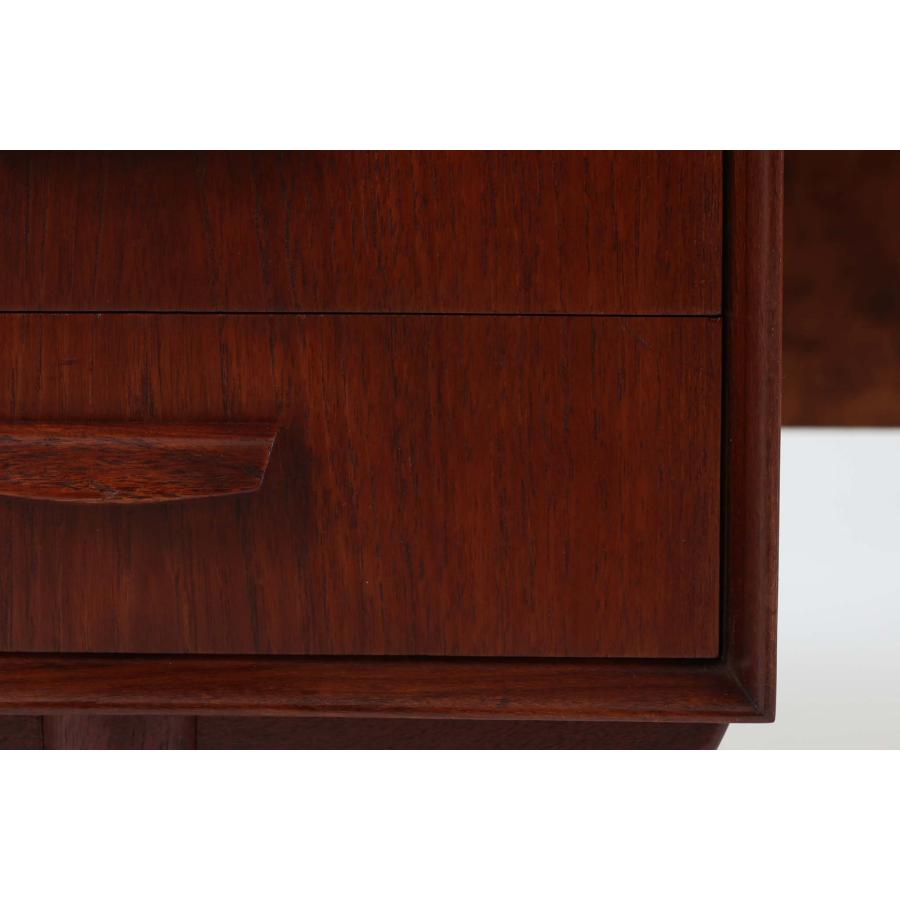 キドニーデスク チーク材 北欧家具ビンテージ : CHLOROS 北欧家具と