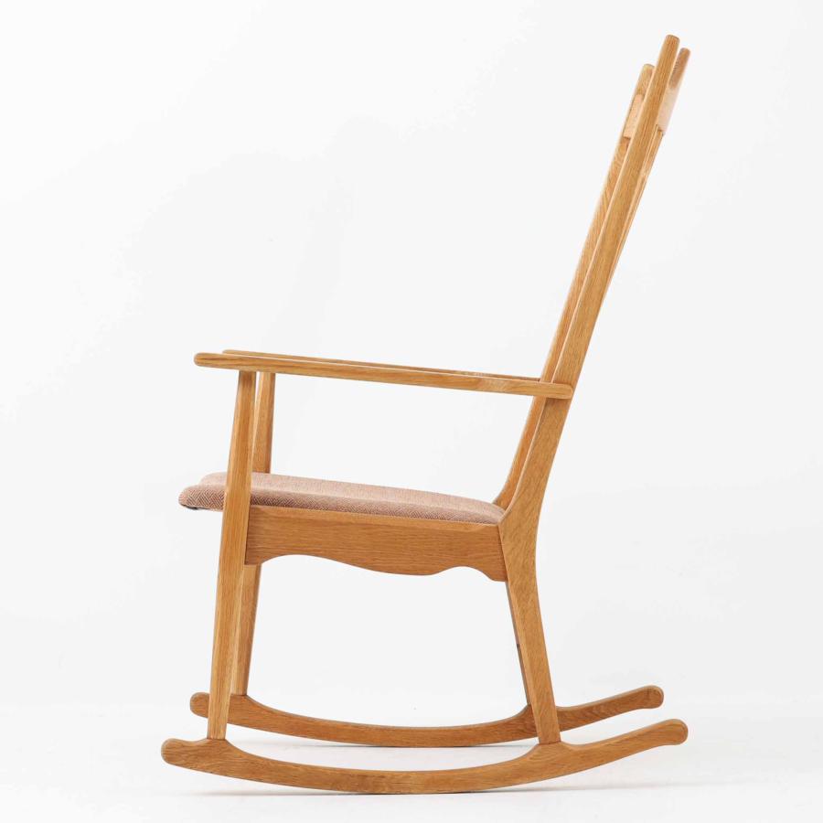 Henning Kjaernulf ロッキングチェア オーク材 EG Mobler デンマーク製 