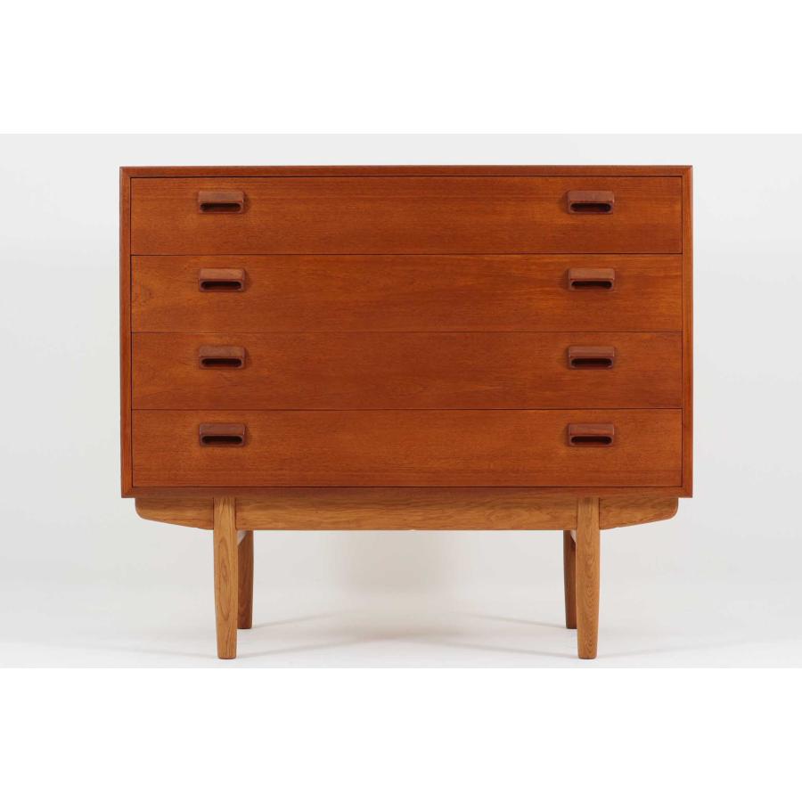 デンマーク製　ヴィンテージチェスト　ウェグナー　モーエンセン Borge Mogensen(ボーエ・モーエンセン) チェスト4段 チーク×オーク材