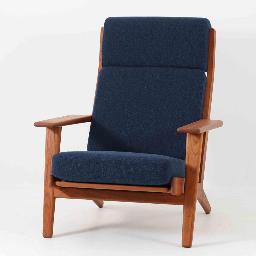 Hans J. Wegner ハイバックシングルソファ Ge290A チーク Getama