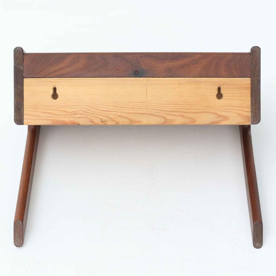 ウォールシェルフ チーク デンマーク製 北欧ビンテージ家具 壁掛け収納