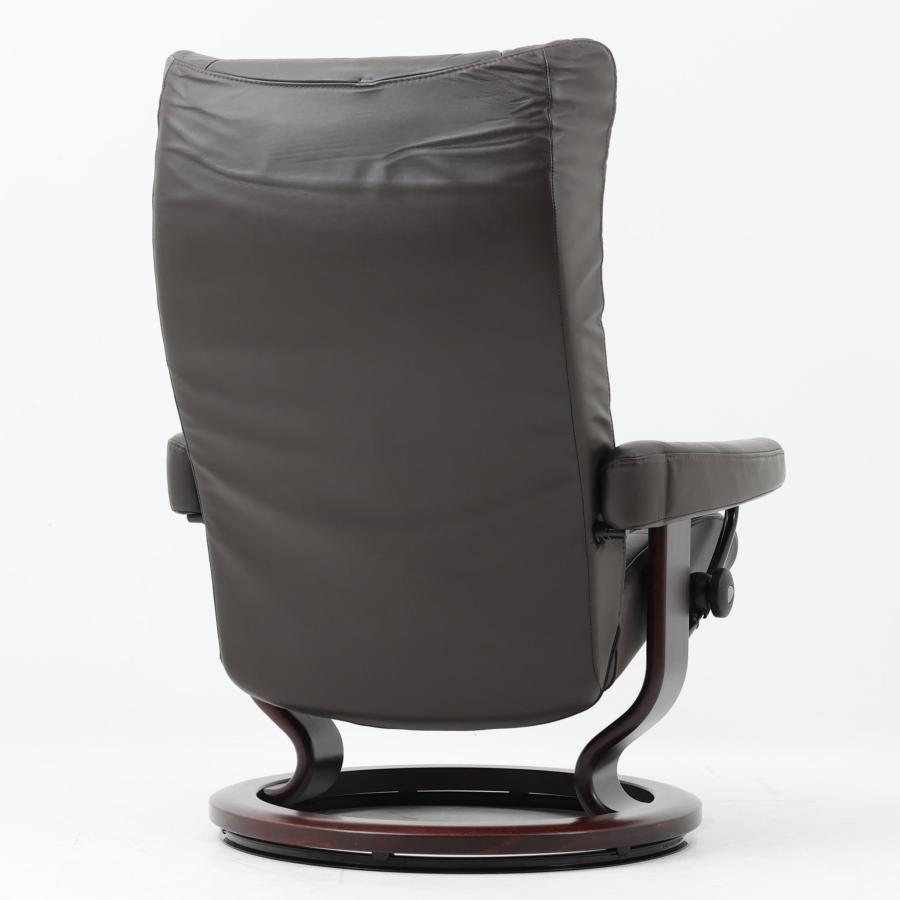 EKORNES リクライニングチェア Wing 本革×ビーチ エコーネス ノルウェー製 北欧ビンテージ家具_3