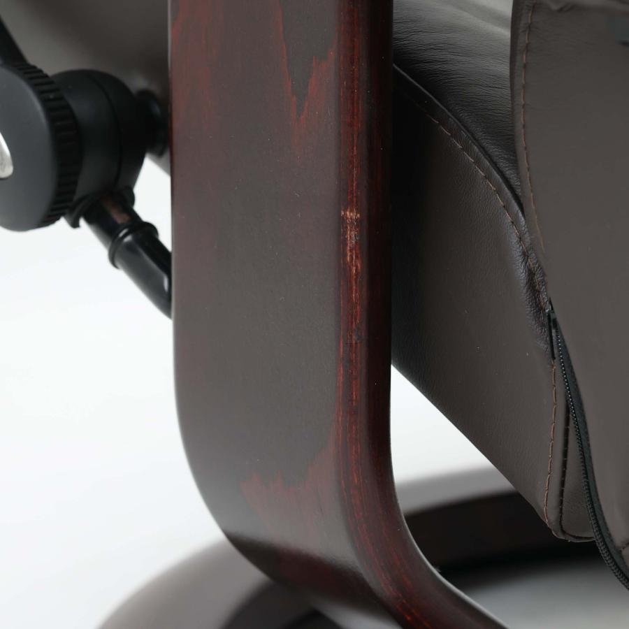 EKORNES リクライニングチェア Wing 本革×ビーチ エコーネス ノルウェー製 北欧ビンテージ家具_7