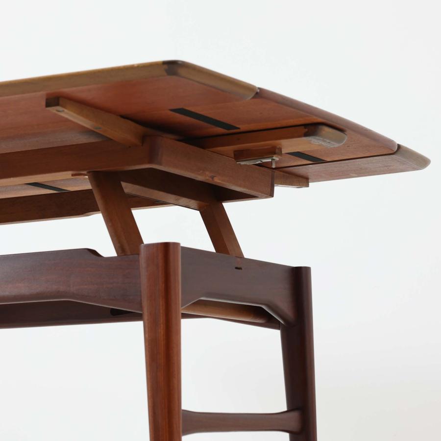 エレベーターテーブル チーク材 幅125cm デンマーク製 北欧ビンテージ