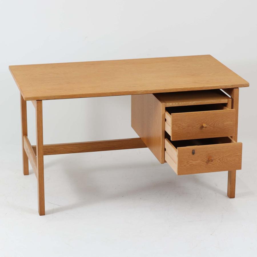 Hans J. Wegner 片袖デスク GE156 オーク 幅125cm Getama ハンス・J